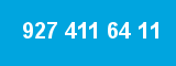 927 411 64 11 927 411 64 11